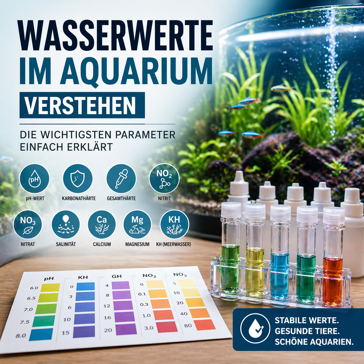 Wasserwerte im Aquarium verstehen: Die wichtigsten Parameter einfach erklärt