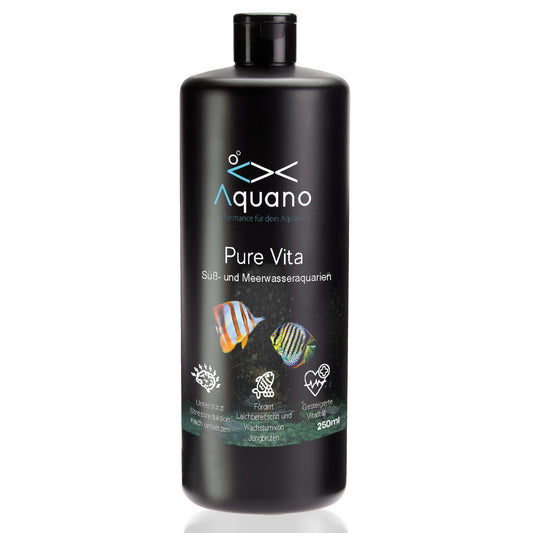 AQUANO Pure Vita 250ml – Aufbaupräparat für Zierfische - Aquano - Performance für dein Aquarium