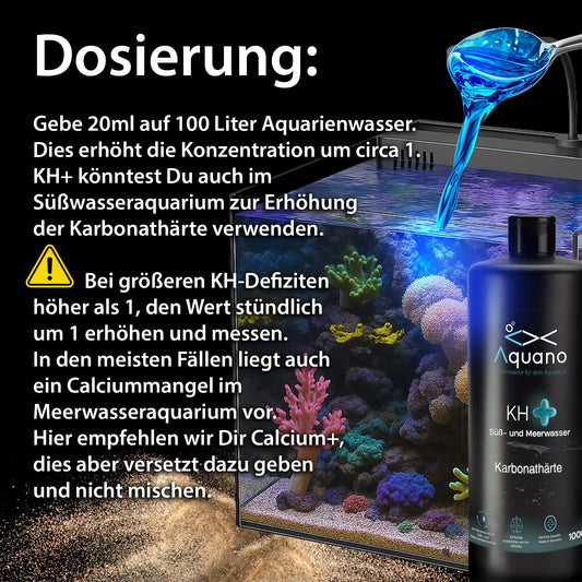 KH Plus 1000ml – Hydrogenkarbonat zur Anhebung der Karbonathärte - Aquano - Performance für dein Aquarium