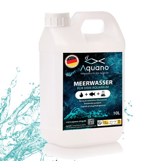 Premium-Meerwasser – 10L Laborgeprüft - Aquano - Performance für dein Aquarium