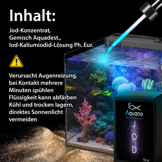 Performance Jod – Hochreiner Jodzusatz für Meerwasseraquarien - Aquano - Performance für dein Aquarium