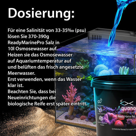 ReadyMarinePro Meersalz für Meerwasseraquarien - Aquano - Performance für dein Aquarium