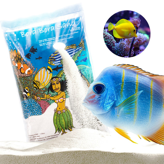 Nova Sand 3Kg – Feiner, weißer Bodengrund für Meerwasseraquarien - Aquano - Performance für dein Aquarium