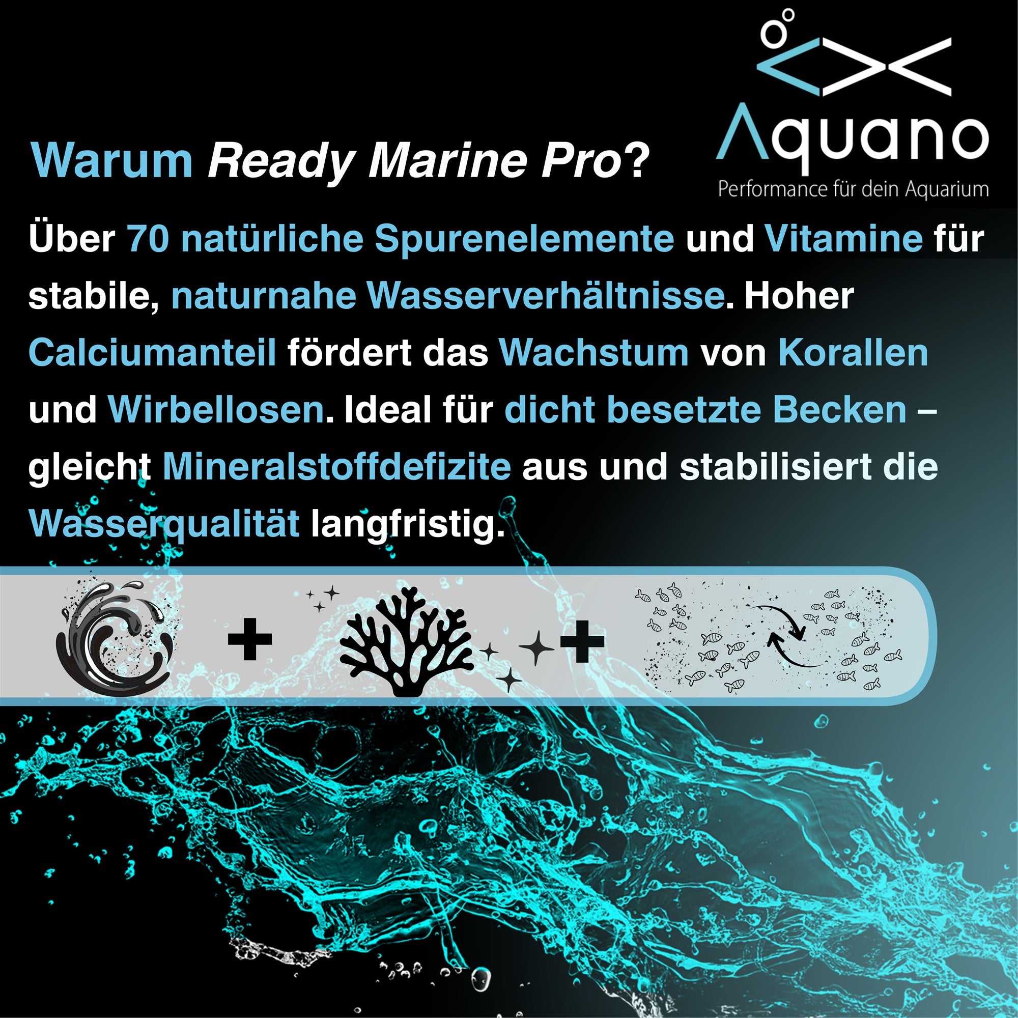 ReadyMarinePro Meersalz für Meerwasseraquarien - Aquano - Performance für dein Aquarium